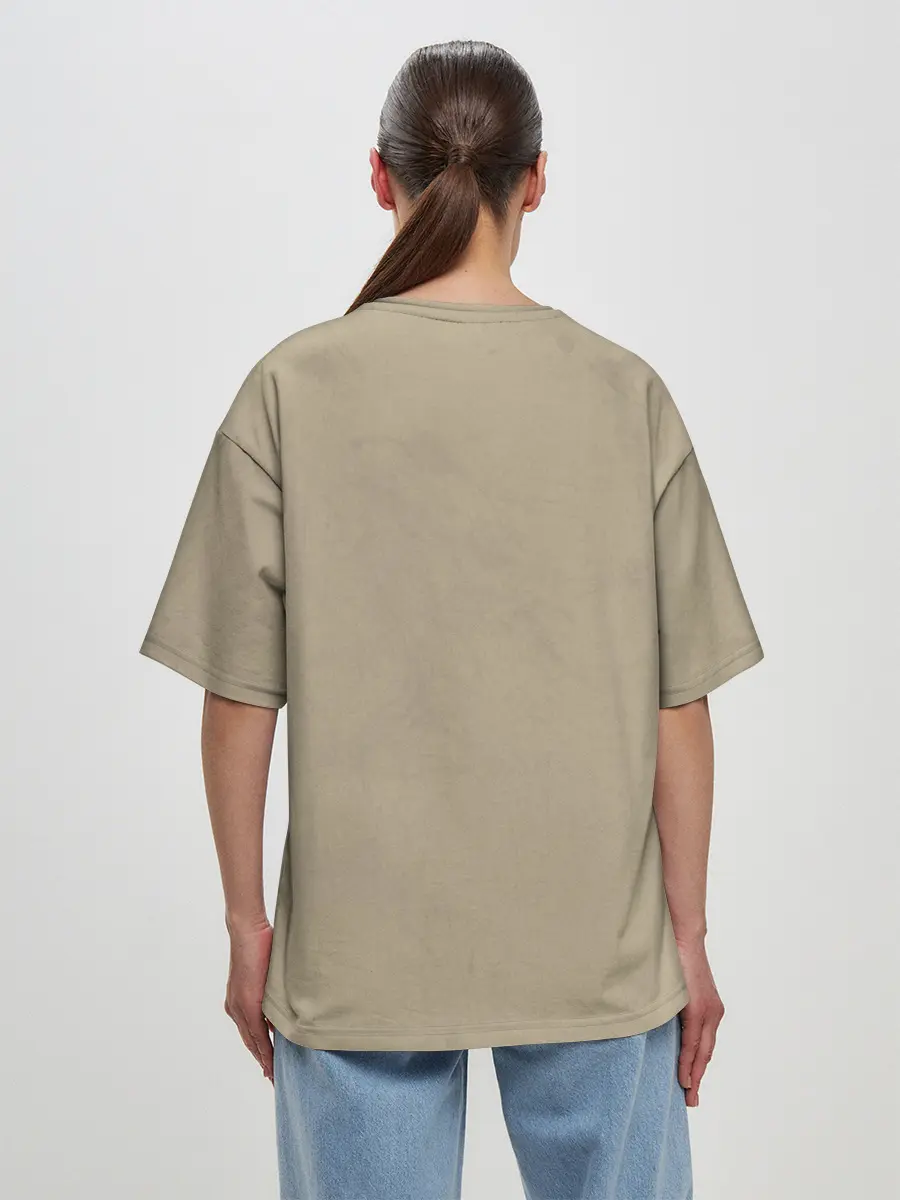 Женская футболка оверсайз / Cuphead