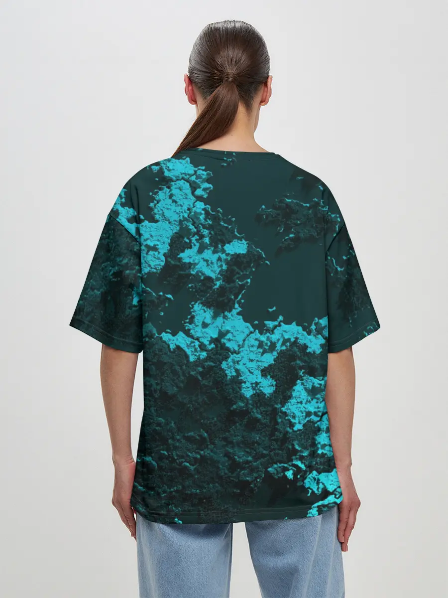 Женская футболка оверсайз / Тимофей в стиле Minecraft