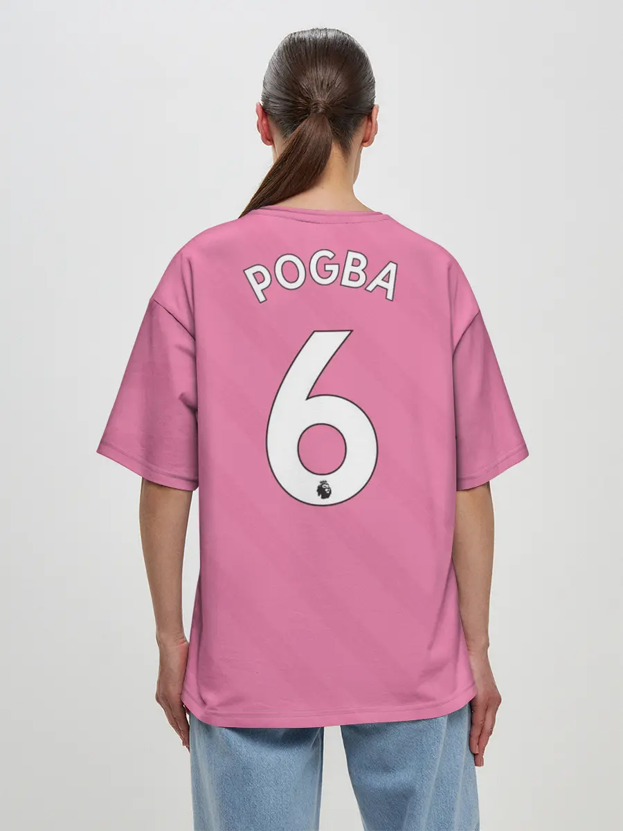 Женская футболка оверсайз / Погба Форма Новая Third 18/19