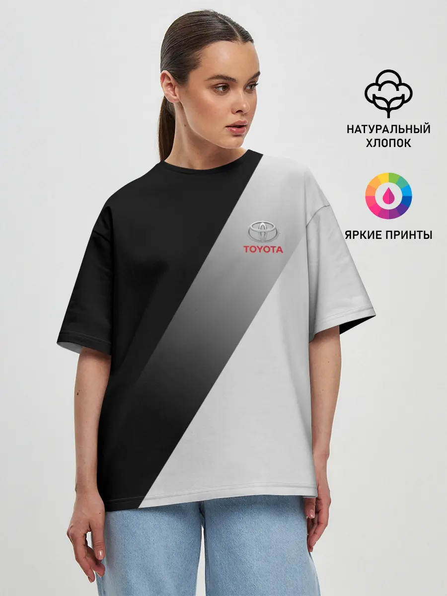 Женская футболка оверсайз / TOYOTA | ТОЙОТА ELITE