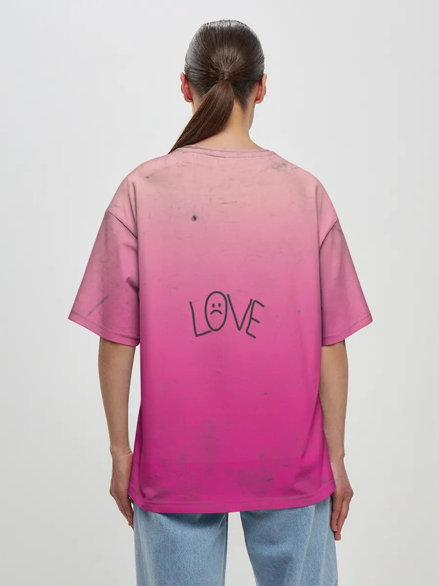 Женская футболка оверсайз / Crybaby