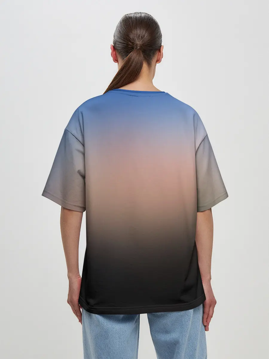 Женская футболка оверсайз / Red