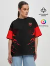 Женская футболка оверсайз / ARSENAL 2018 SPORT