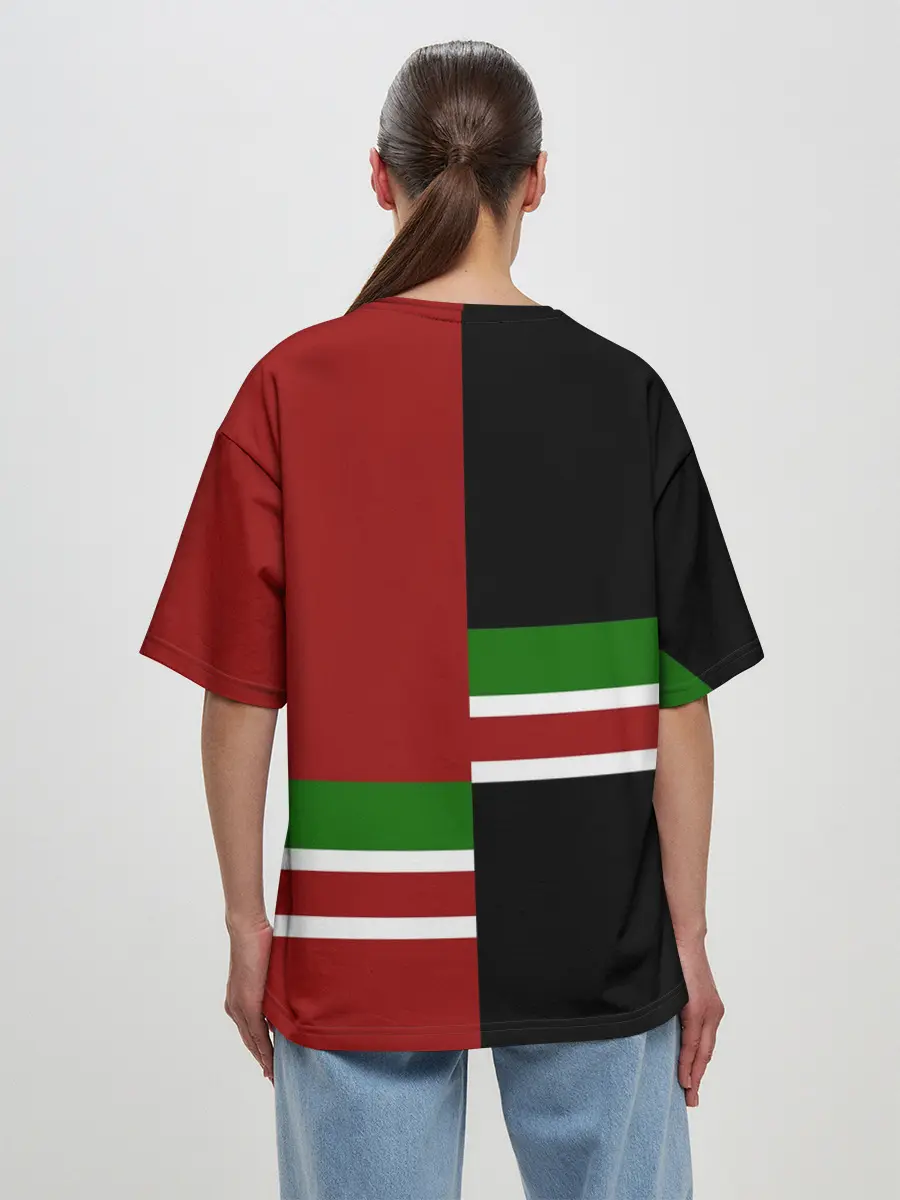 Женская футболка оверсайз / CHECHNYA