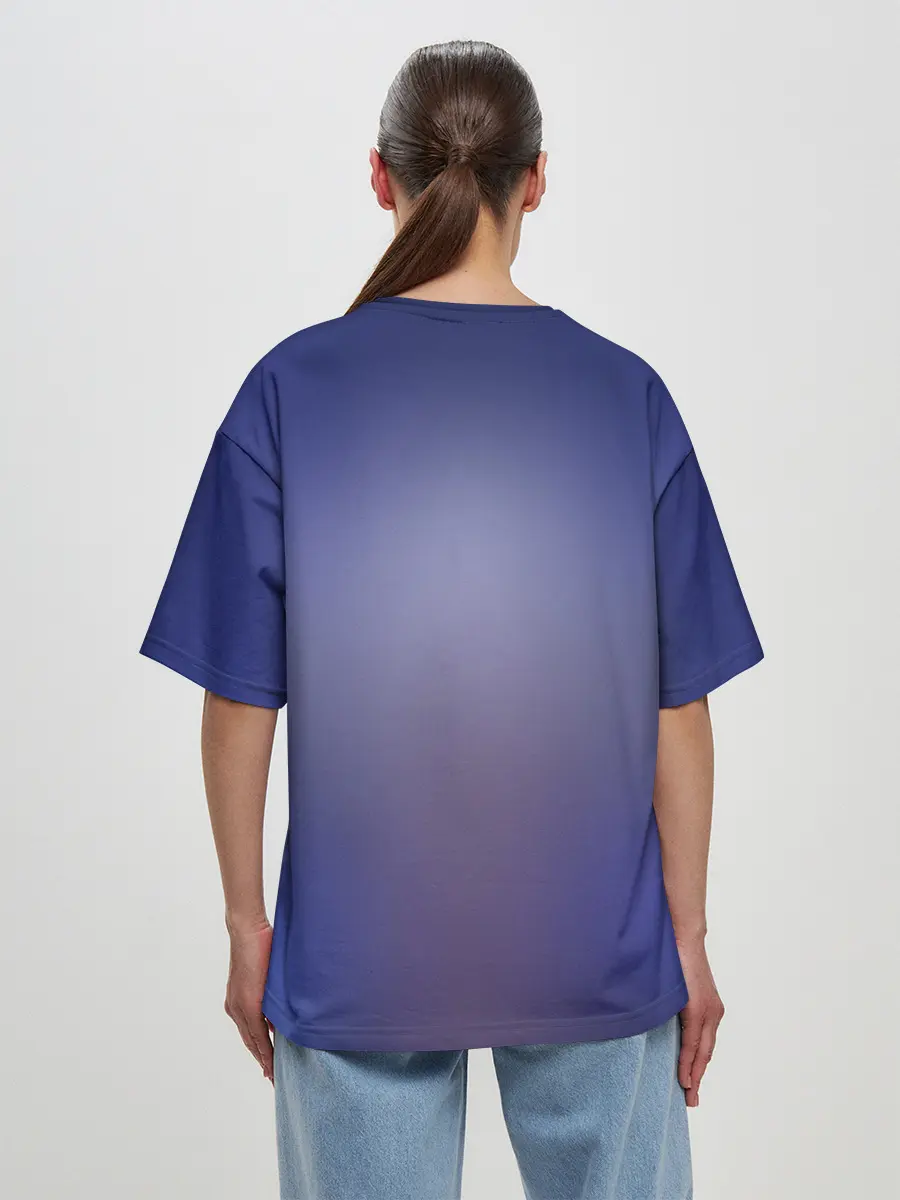 Женская футболка оверсайз / Рандеву с Жизнью Аниме