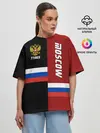 Женская футболка оверсайз / Moscow