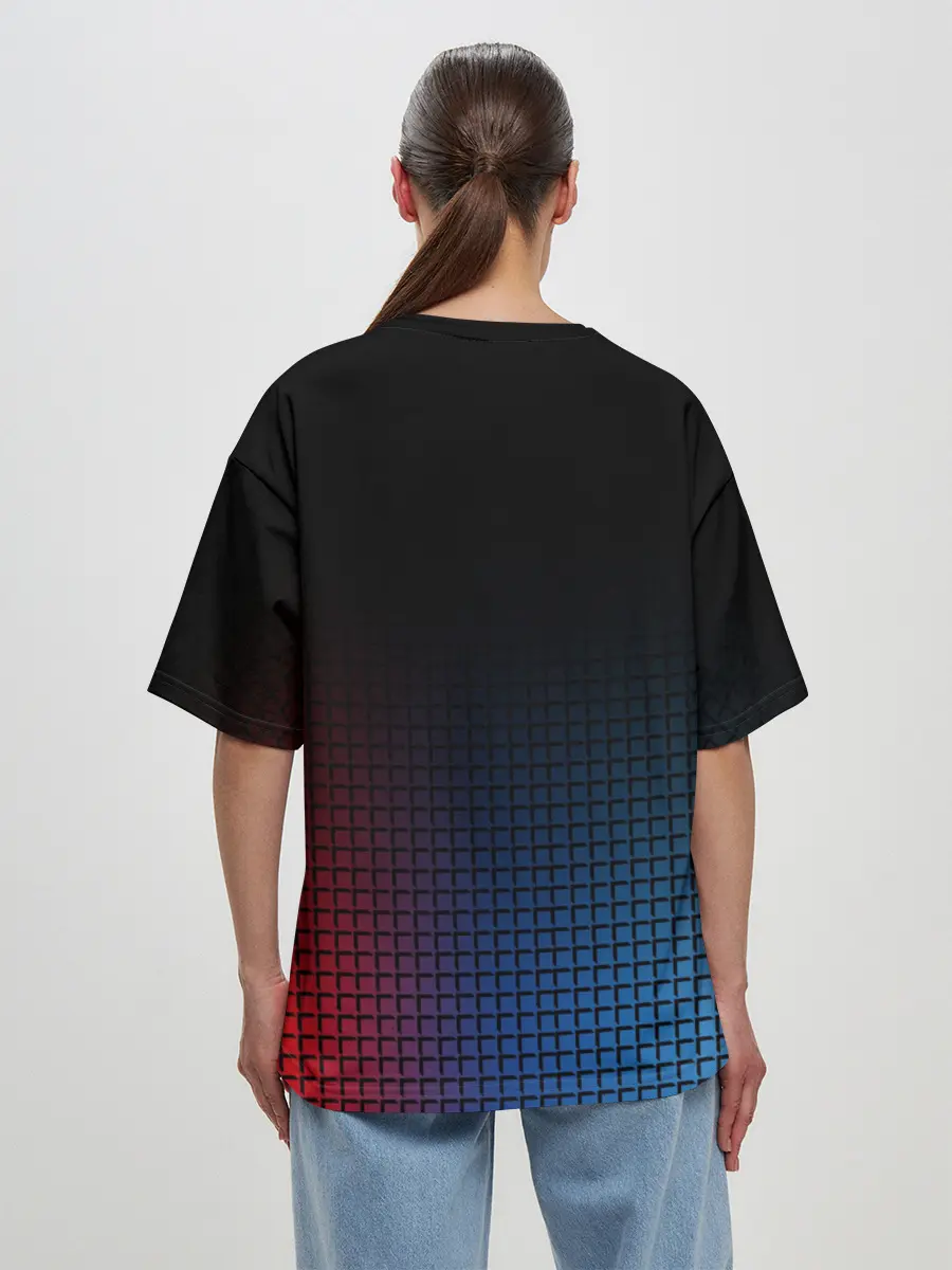 Женская футболка оверсайз / BMW MOTORSPORT