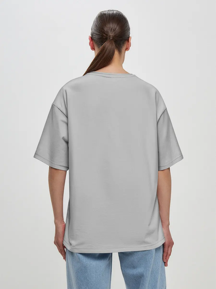 Женская футболка оверсайз / Кролик