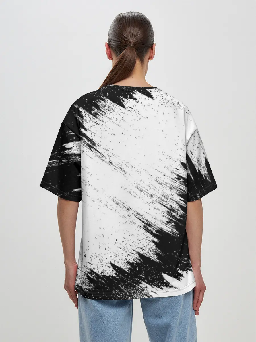 Женская футболка оверсайз / Mercedes