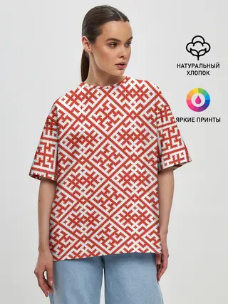 Женская футболка оверсайз / Духобор