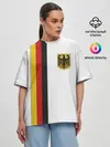 Женская футболка оверсайз / I Love Germany