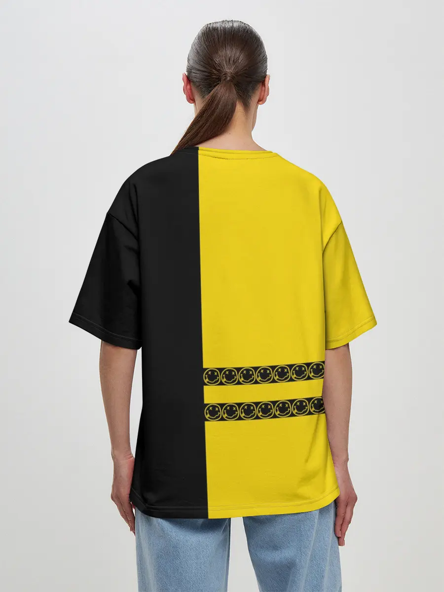 Женская футболка оверсайз / Nirvana