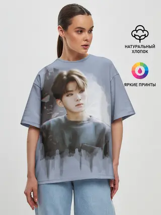 Женская футболка оверсайз / Kihyun