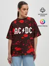 Женская футболка оверсайз / AC DC