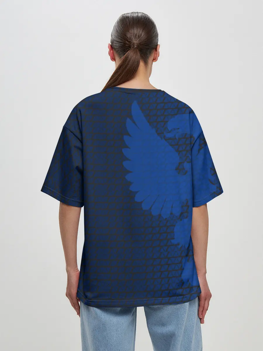 Женская футболка оверсайз / RUSSIA SPORT