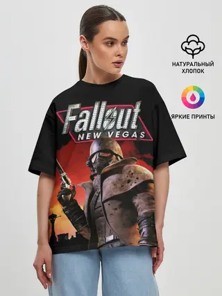 Женская футболка оверсайз / Fallout New Vegas