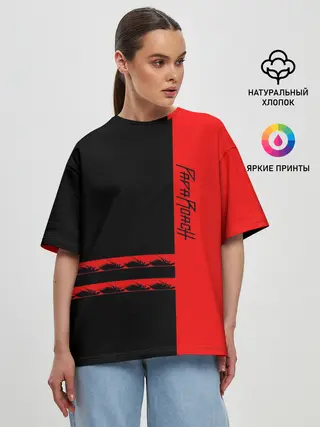 Женская футболка оверсайз / Papa Roach