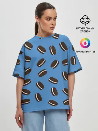 Женская футболка оверсайз / Oreo