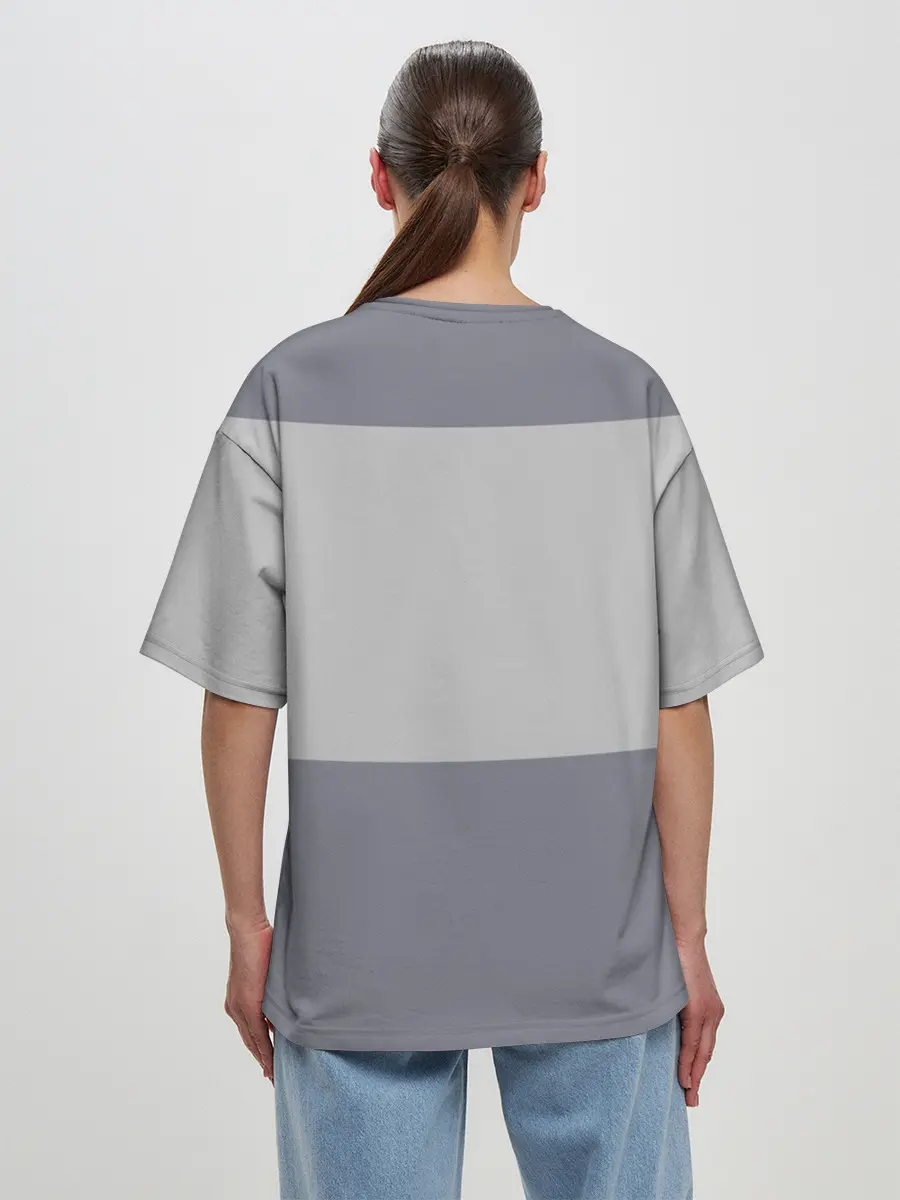 Женская футболка оверсайз / Think