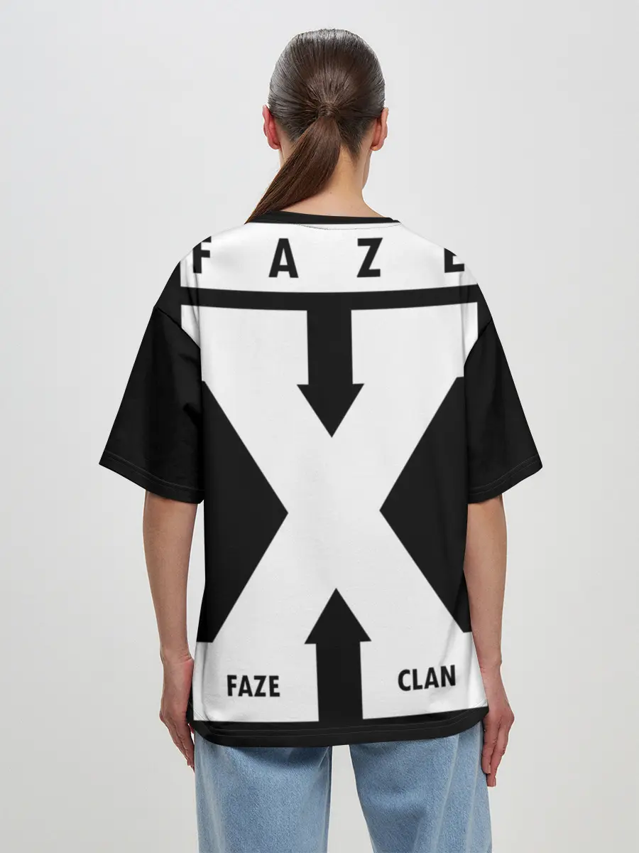 Женская футболка оверсайз / Faze Clan