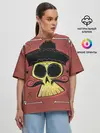 Женская футболка оверсайз / Dia de los Muertos