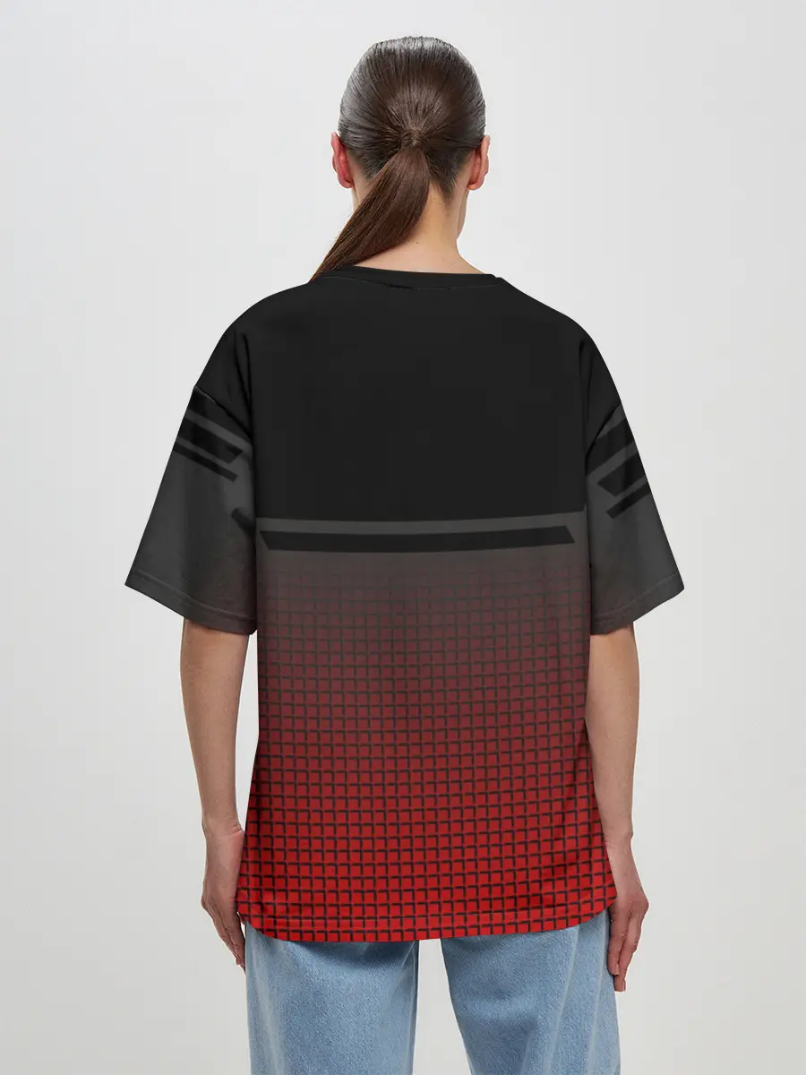 Женская футболка оверсайз / HYUNDAI SPORT