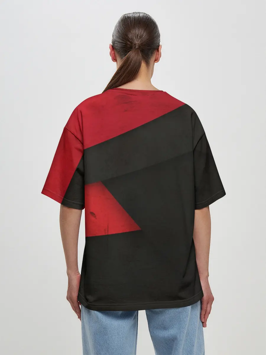 Женская футболка оверсайз / Чикаго олд