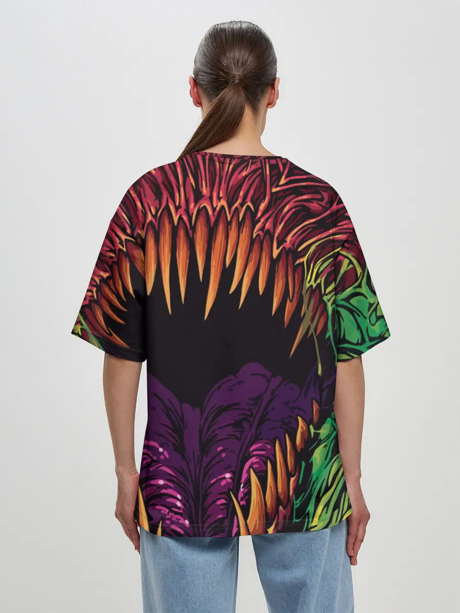 Женская футболка оверсайз / CS GO Huper beast