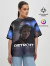 Женская футболка оверсайз / Detroit: Become Human - Kara