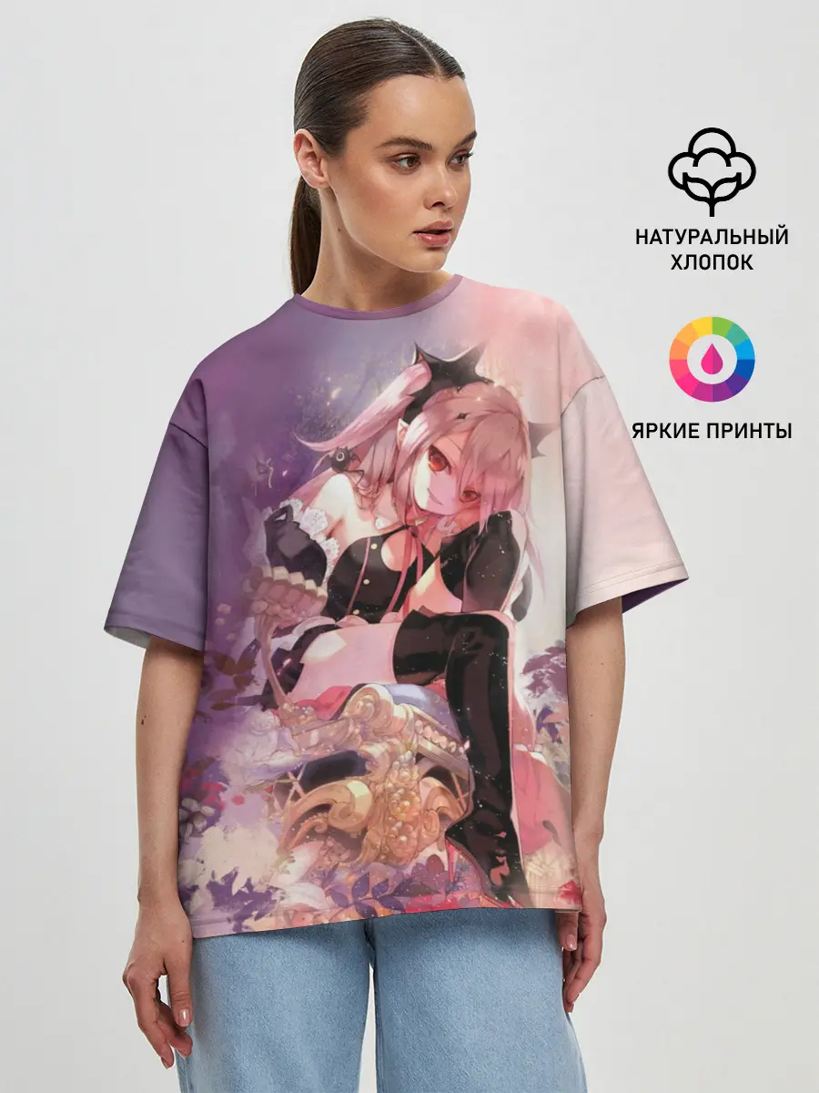 Женская футболка оверсайз / Kururu
