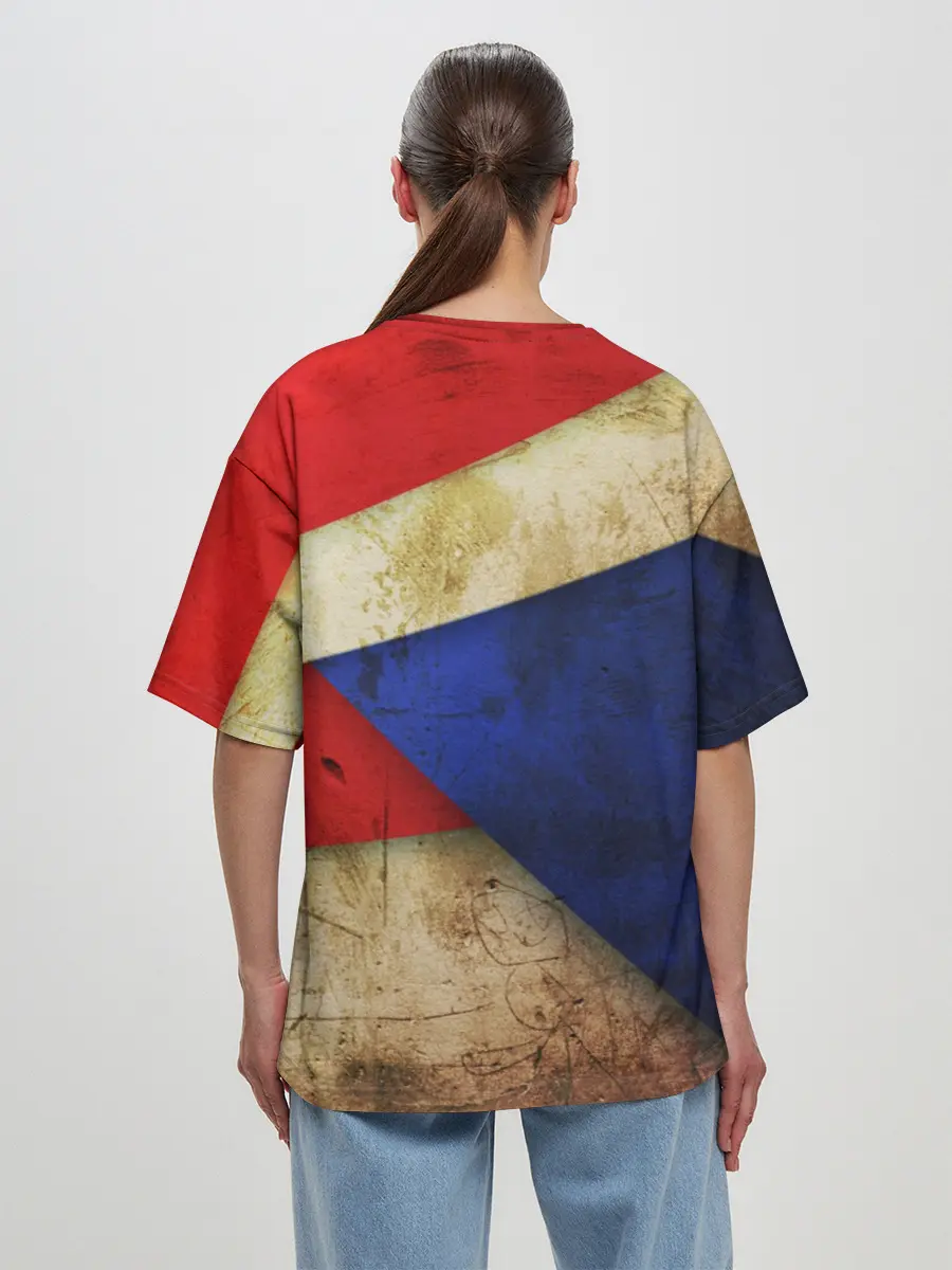 Женская футболка оверсайз / Кэпиталз