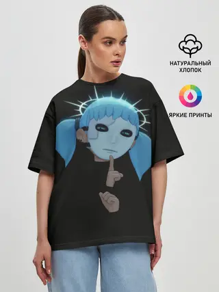 Женская футболка оверсайз / Sally Face