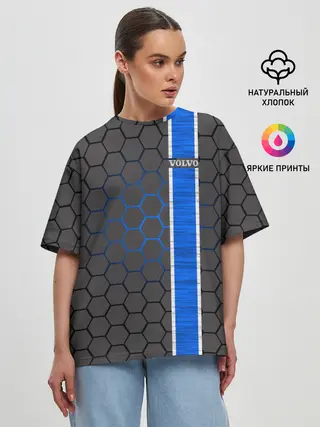 Женская футболка оверсайз / Volvo