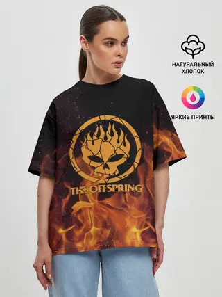 Женская футболка оверсайз / The Offspring