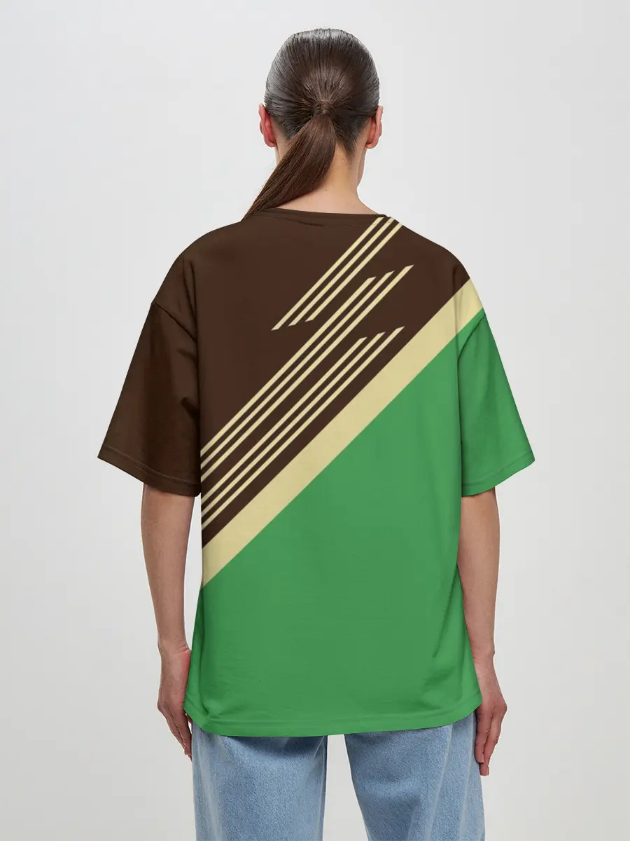 Женская футболка оверсайз / КОМАНДА РОССИИ.