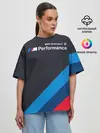 Женская футболка оверсайз / BMW Performance