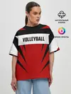 Женская футболка оверсайз / Volleyball