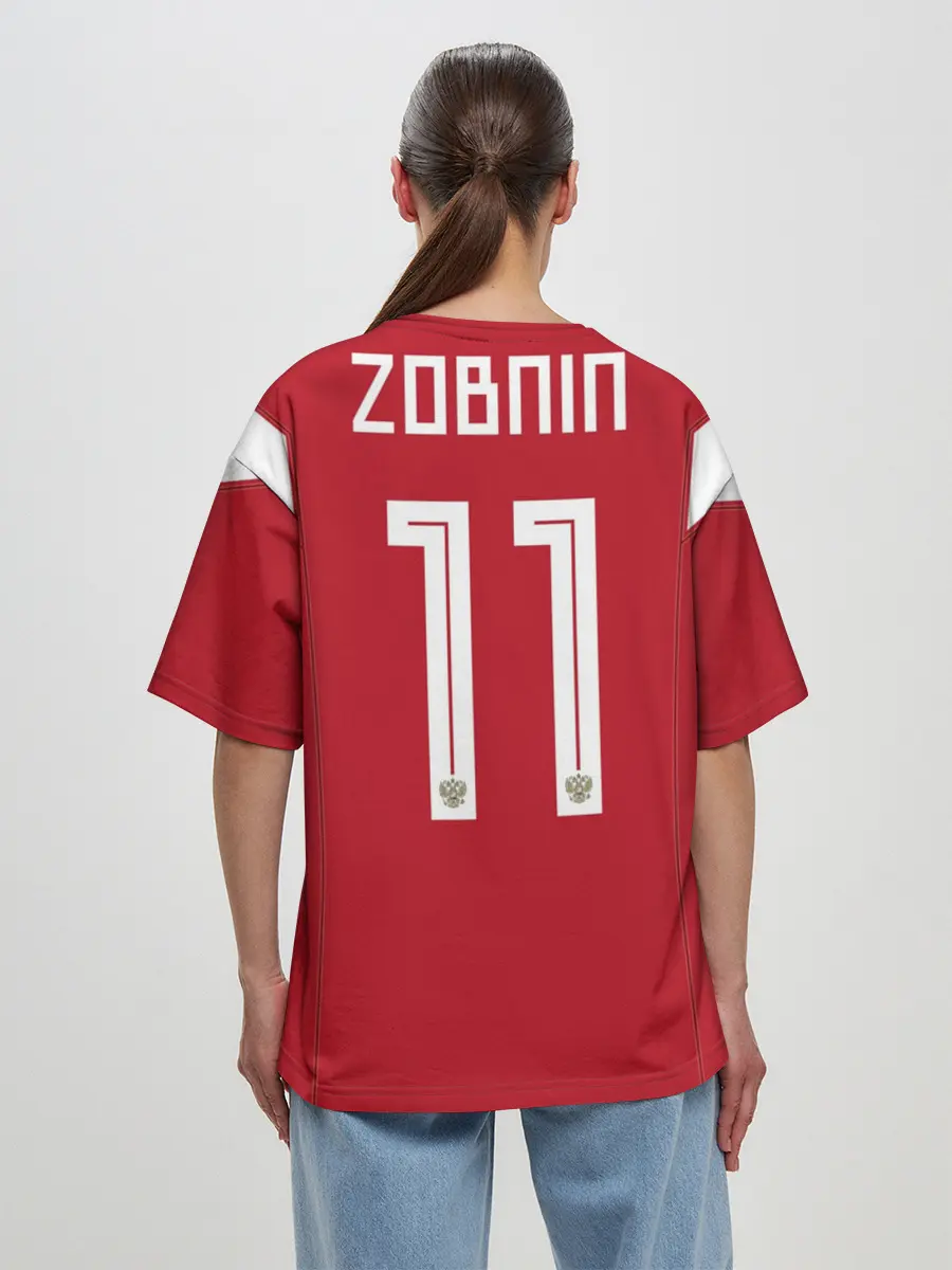 Женская футболка оверсайз / Зобнин ЧМ 2018