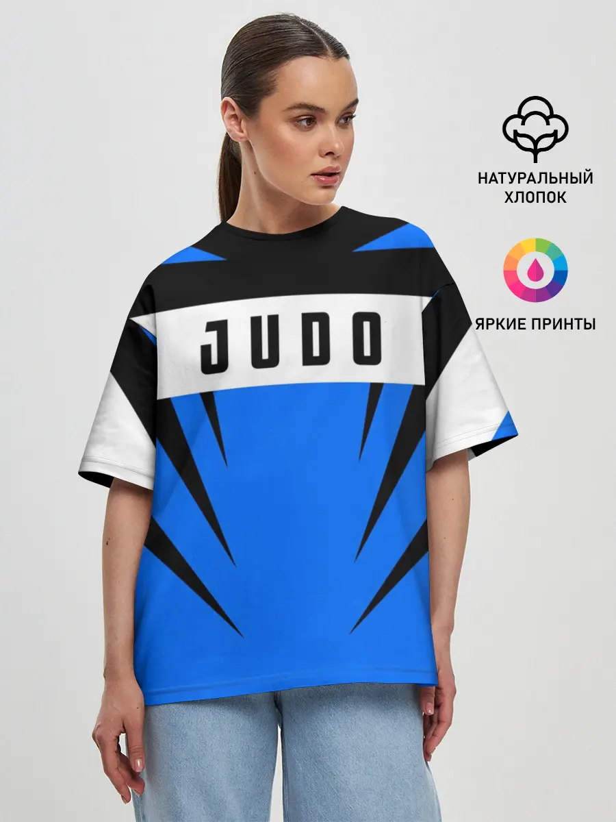 Женская футболка оверсайз / Judo