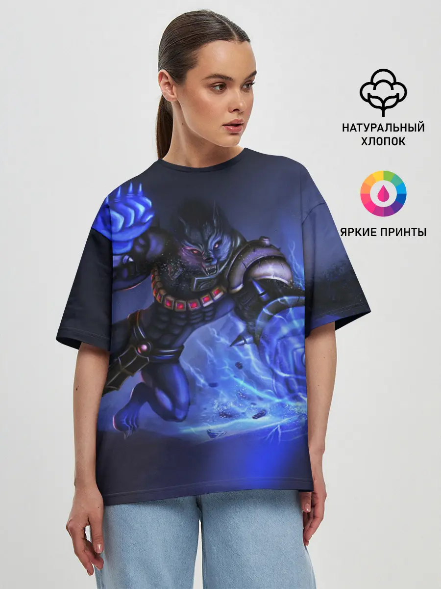 Женская футболка оверсайз / Варвик