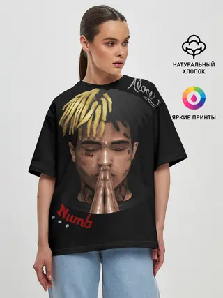 Женская футболка оверсайз / XXXtentacion