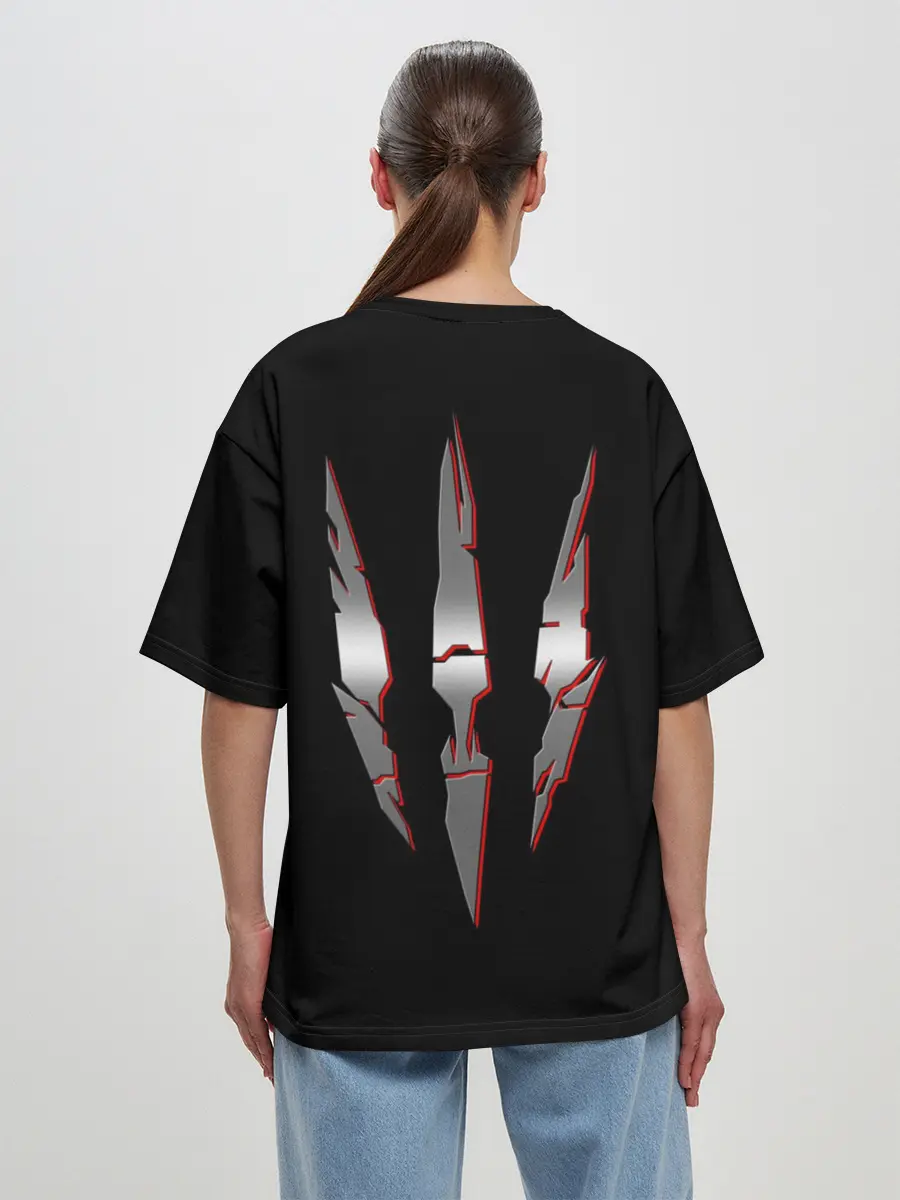 Женская футболка оверсайз / WITCHER 2077