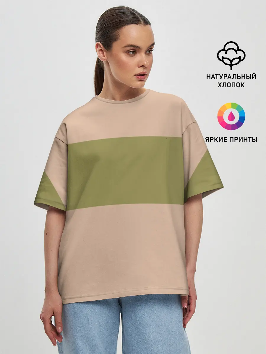 Женская футболка оверсайз / Свитер Тихиро