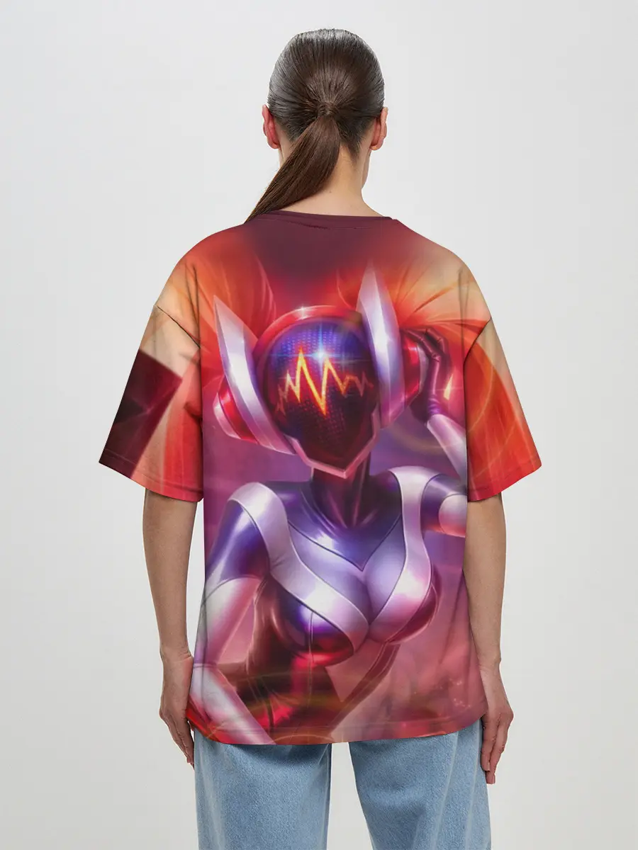 Женская футболка оверсайз / DJ Sona | League of Legends