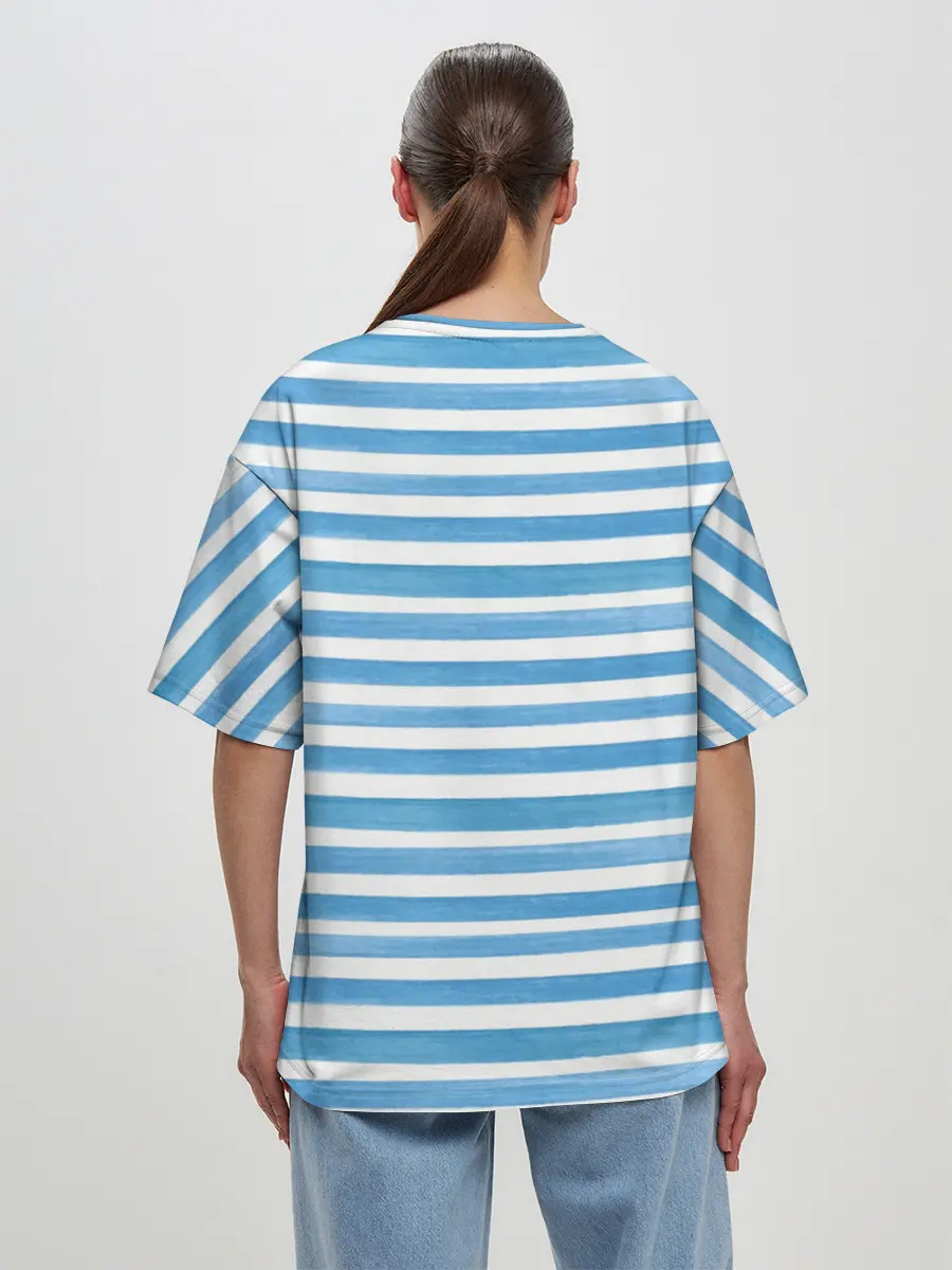 Женская футболка оверсайз / ALOHA