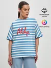 Женская футболка оверсайз / ALOHA