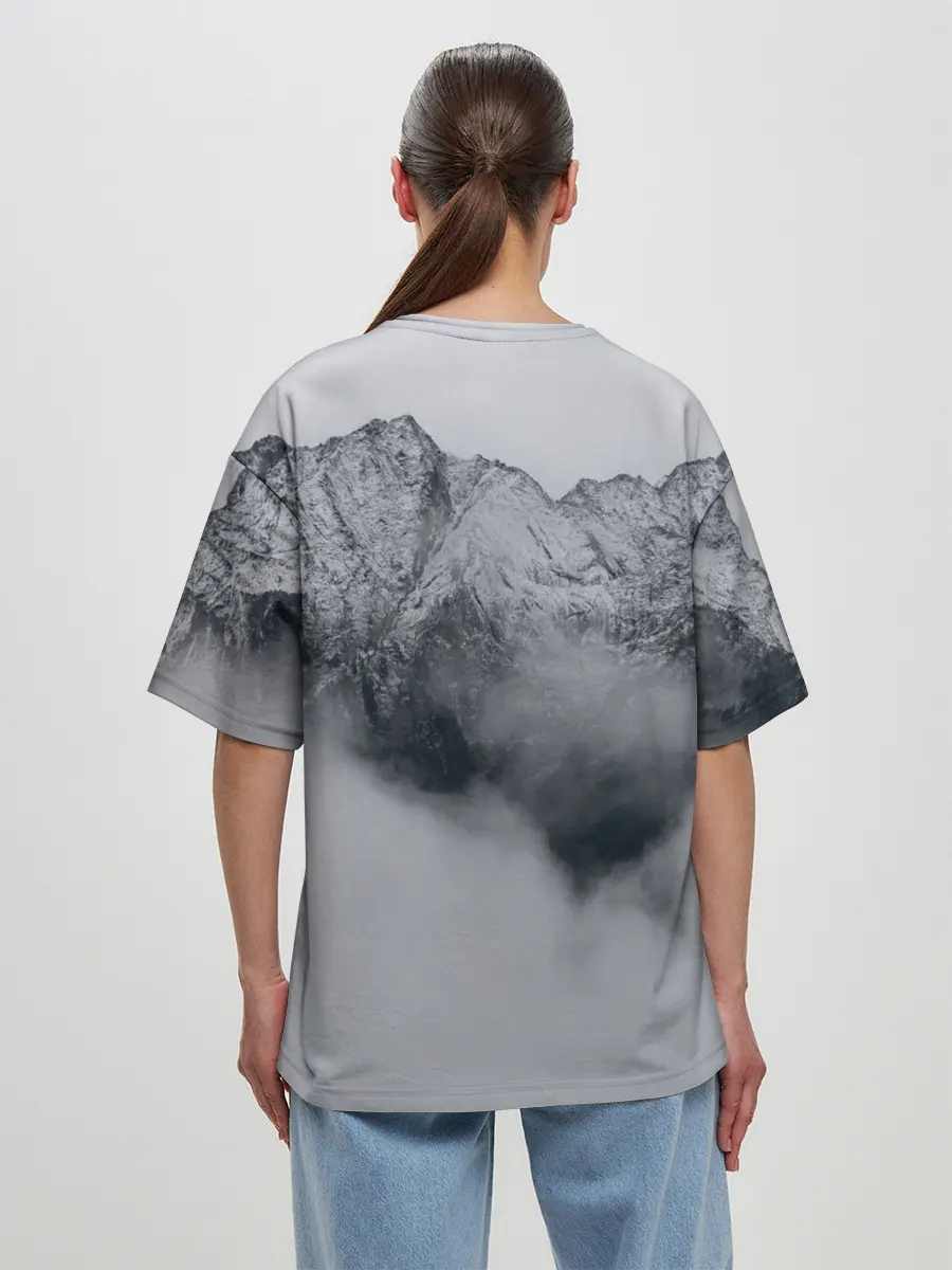 Женская футболка оверсайз / TES V SKYRIM