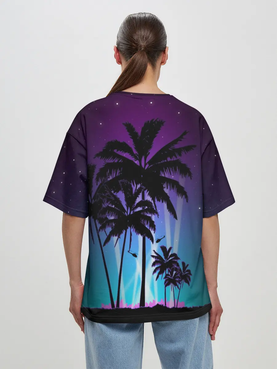 Женская футболка оверсайз / GTA Vice City