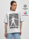 Женская футболка оверсайз / RONALDO JUVE SPORT