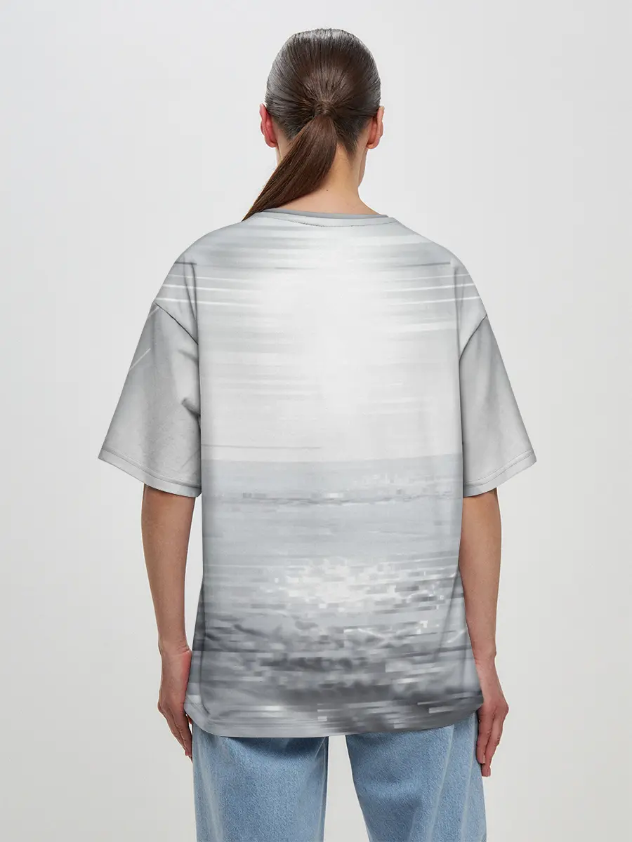 Женская футболка оверсайз / DEATH STRANDING